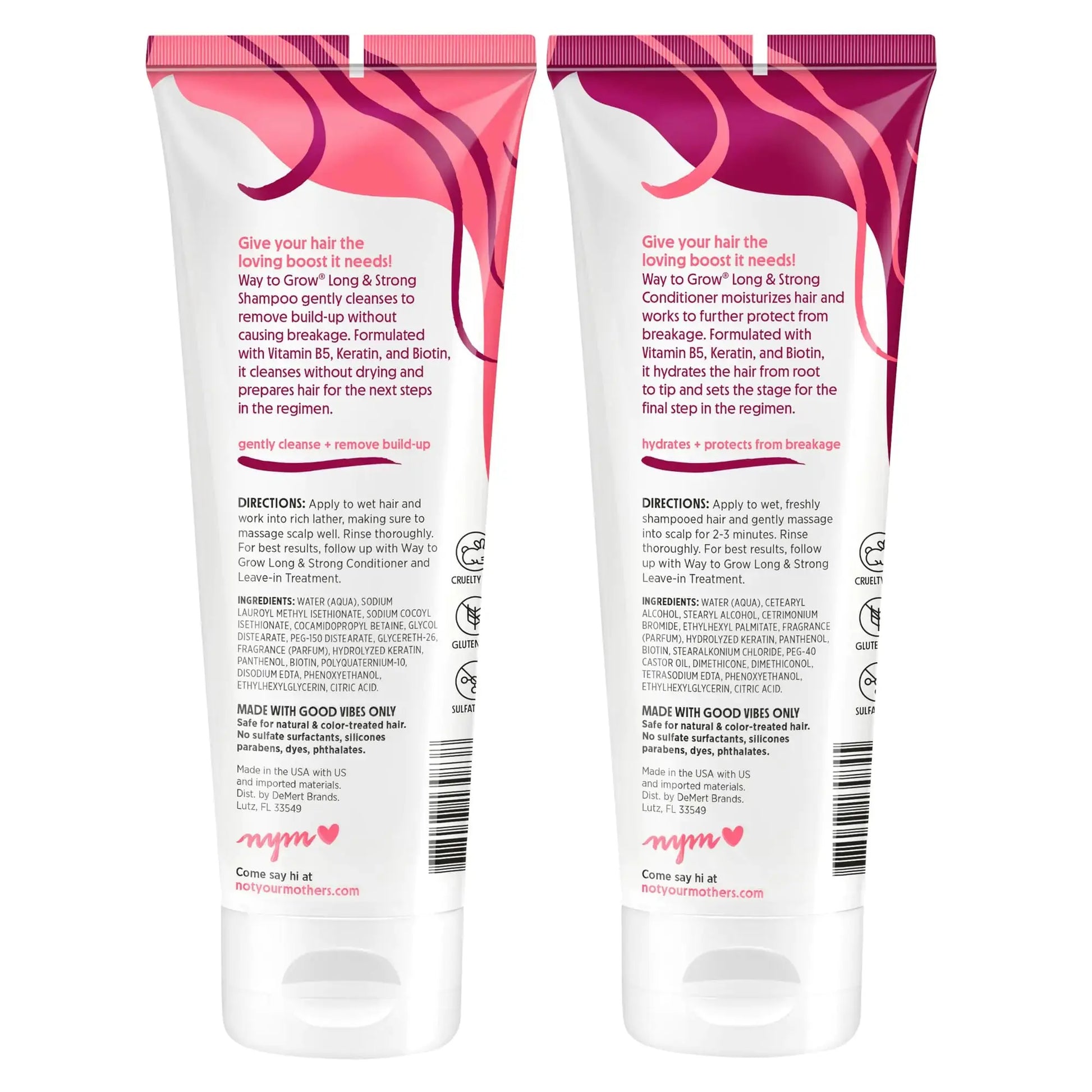 Not Your Mother's Way to Grow Shampoo & Conditioner - Helps Cleanse, Moisturize & Hydrate(2-Pack)