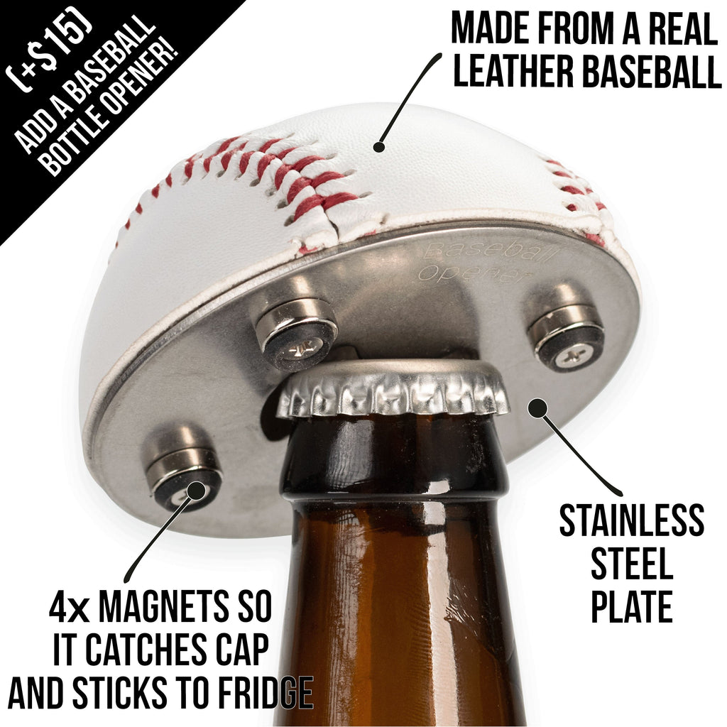 Baseball Flask, Made from a Real Baseball