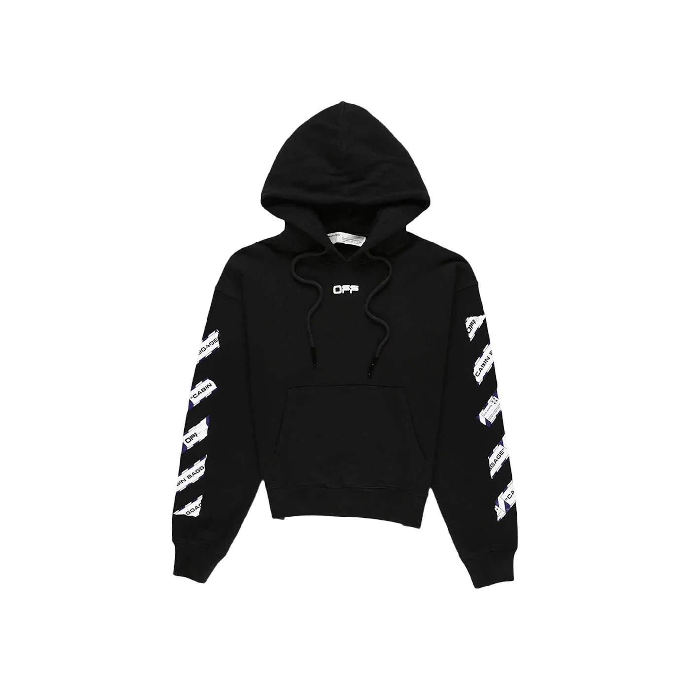 OFF-WHITE Airport Tape Hoodie (Black)