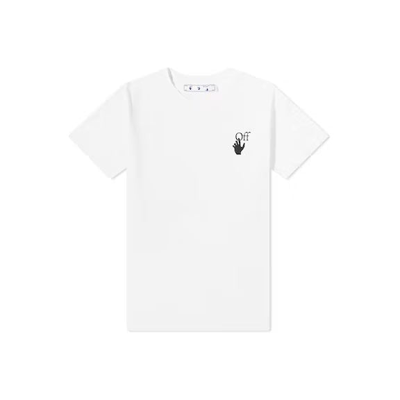 OFF-WHITE Bubble Arrows Slim Fit T-Shirt White/Black