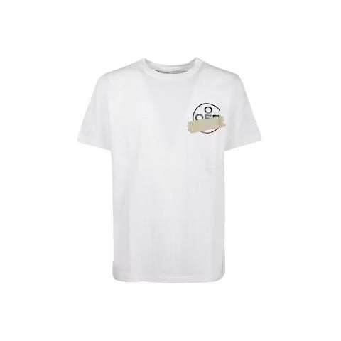 OFF-WHITE Slim Fit Tape Arrows T-shirt White/Beige