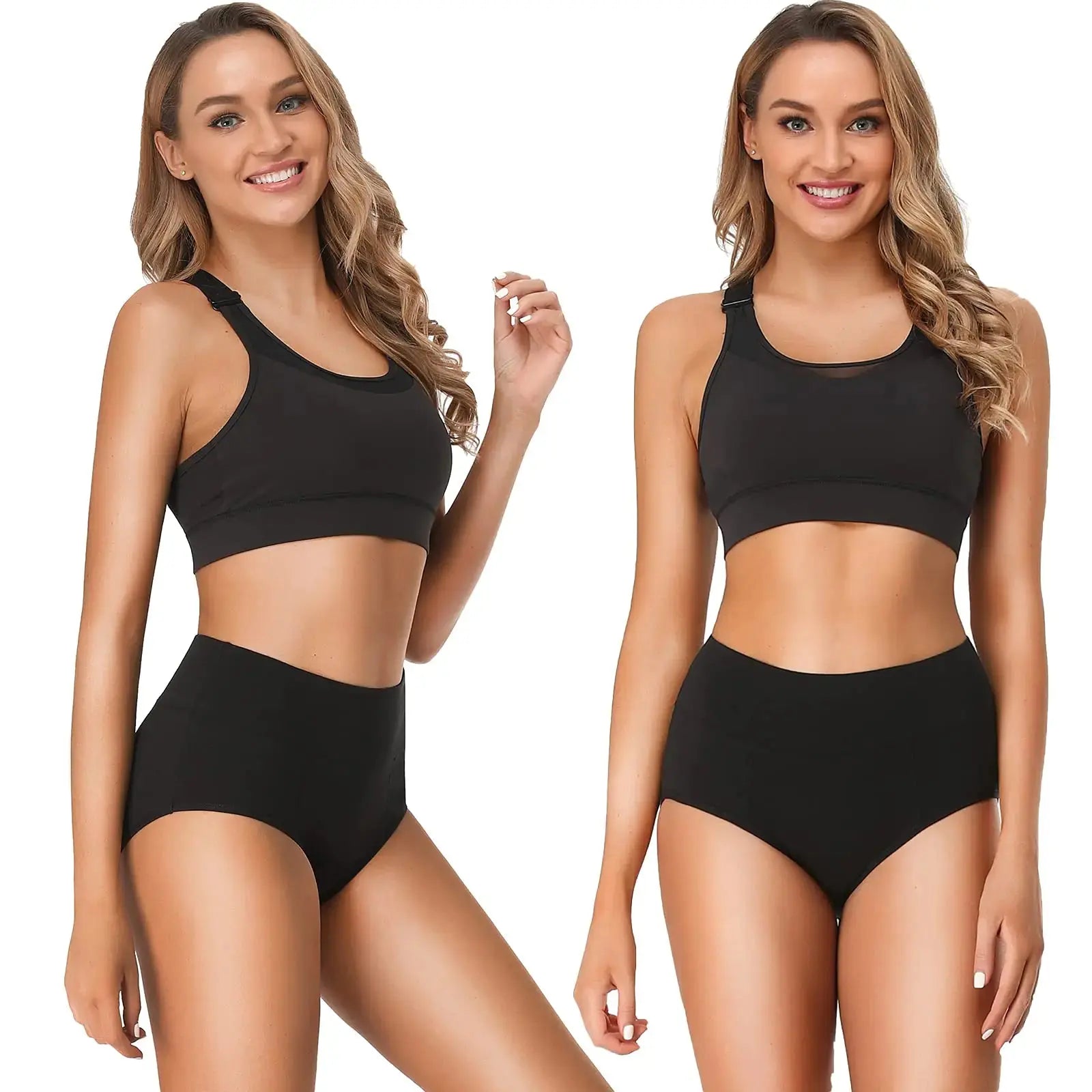 OLIKEME Cotton Underwear High Waisted Panties - Full Coverage Underpants