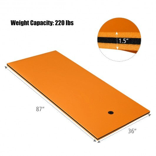 3-Layer Relaxing Tear-proof Water Mat-Orange