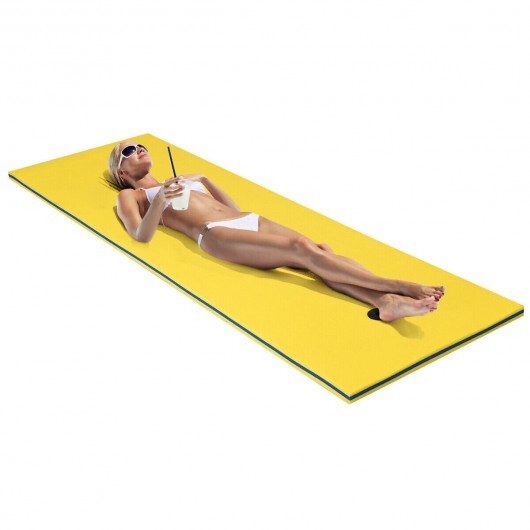 3-layer Tear-resistant Relaxing Foam Floating Pad-Orange