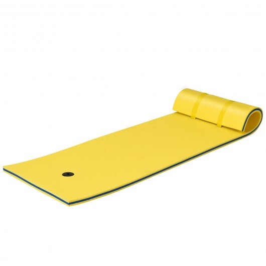 3-layer Tear-resistant Relaxing Foam Floating Pad-Orange