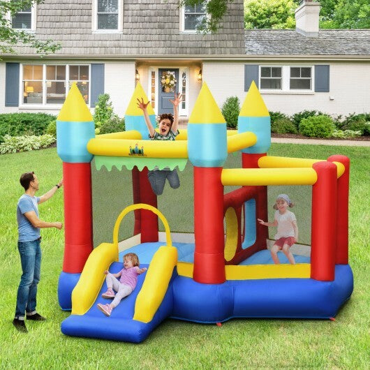 Inflatable Bounce Slide Jumping Castle Without Blower
