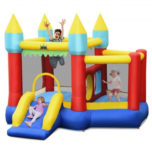 Inflatable Bounce Slide Jumping Castle Without Blower