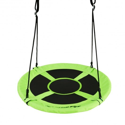 40 Inch 770 lbs Flying Saucer Tree Swing Kids Gift with 2 Tree Hanging Straps-Multicolor