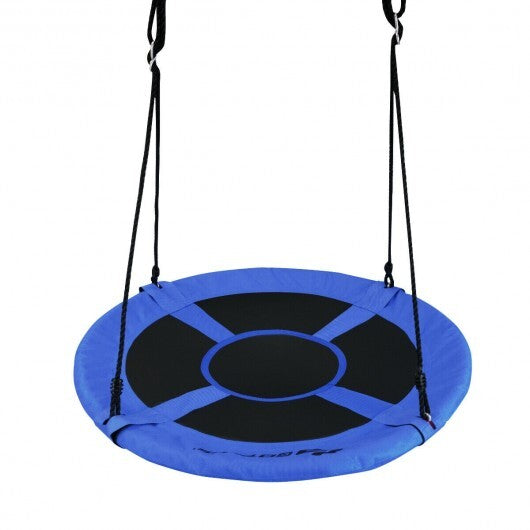 40 Inch 770 lbs Flying Saucer Tree Swing Kids Gift with 2 Tree Hanging Straps-Multicolor
