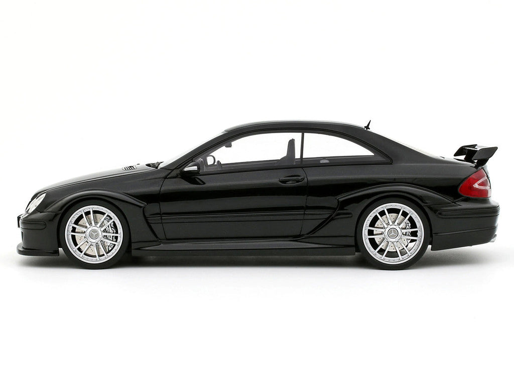 2004 Mercedes-Benz C209 CLK DTM AMG Coupe Obsidian Black Metallic Limited Edition to 999 pieces Worldwide 1/18 Model Car by Otto Mobile