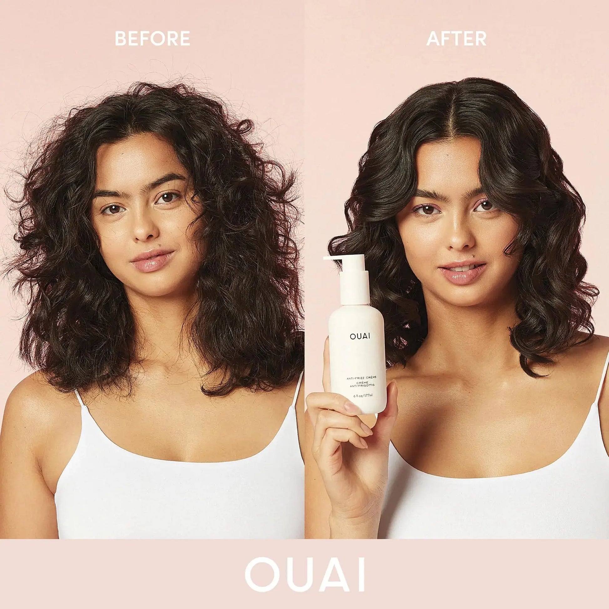 OUAI Anti Frizz Cream - Moisturizing Hair Cream with Frizz Control & Heat Protection