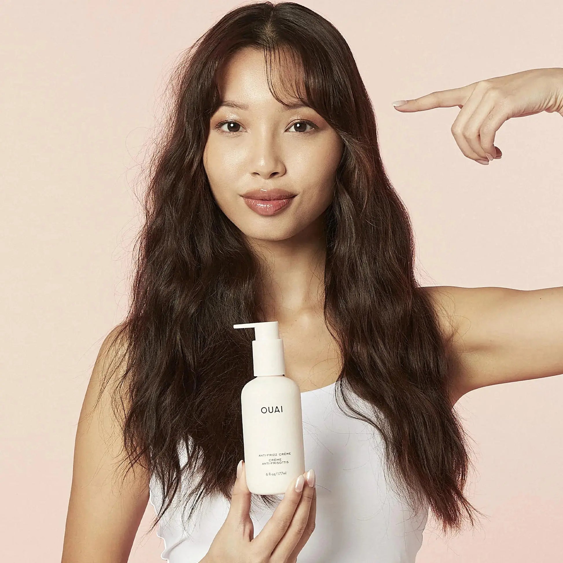 OUAI Anti Frizz Cream - Moisturizing Hair Cream with Frizz Control & Heat Protection