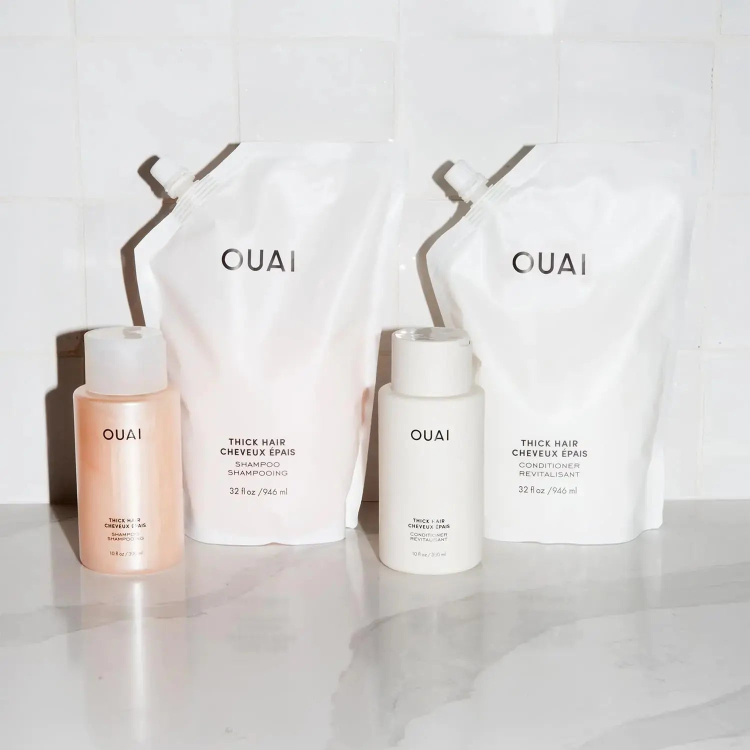 OUAI Thick Hair Conditioner - Moisturizing for Dry, Frizzy Hair - 10 oz