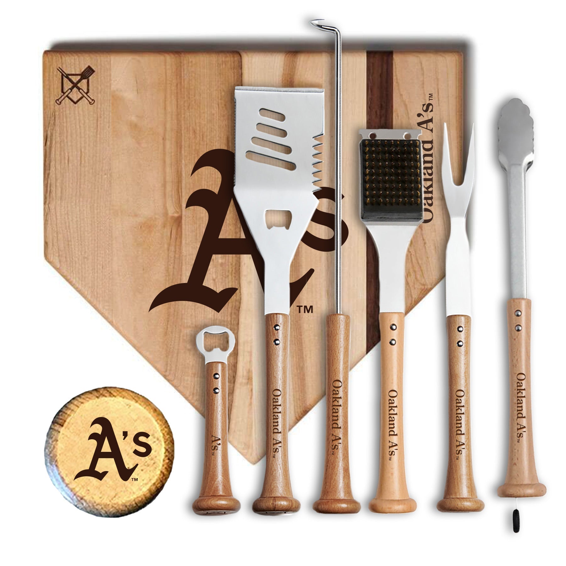 Oakland Athletics MVP Grill Set