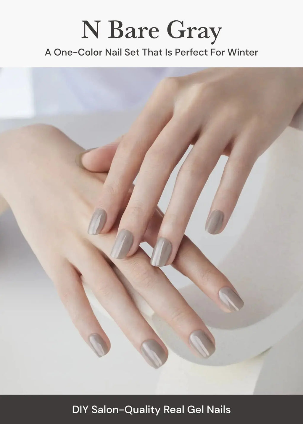 Ohora Semi Cured Gel Nail Strips - Works with Any Nail Lamps, Long Lasting, Easy to Apply & Remove