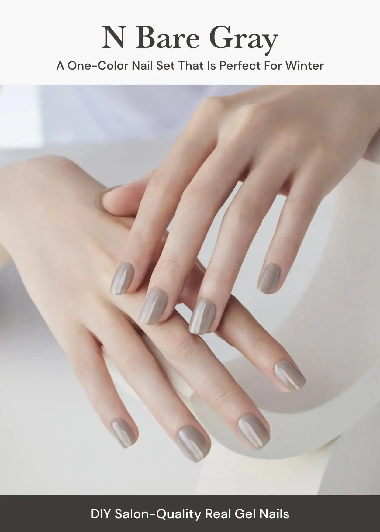 Ohora Semi Cured Gel Nail Strips - Works with Any Nail Lamps, Long Lasting, Easy to Apply & Remove