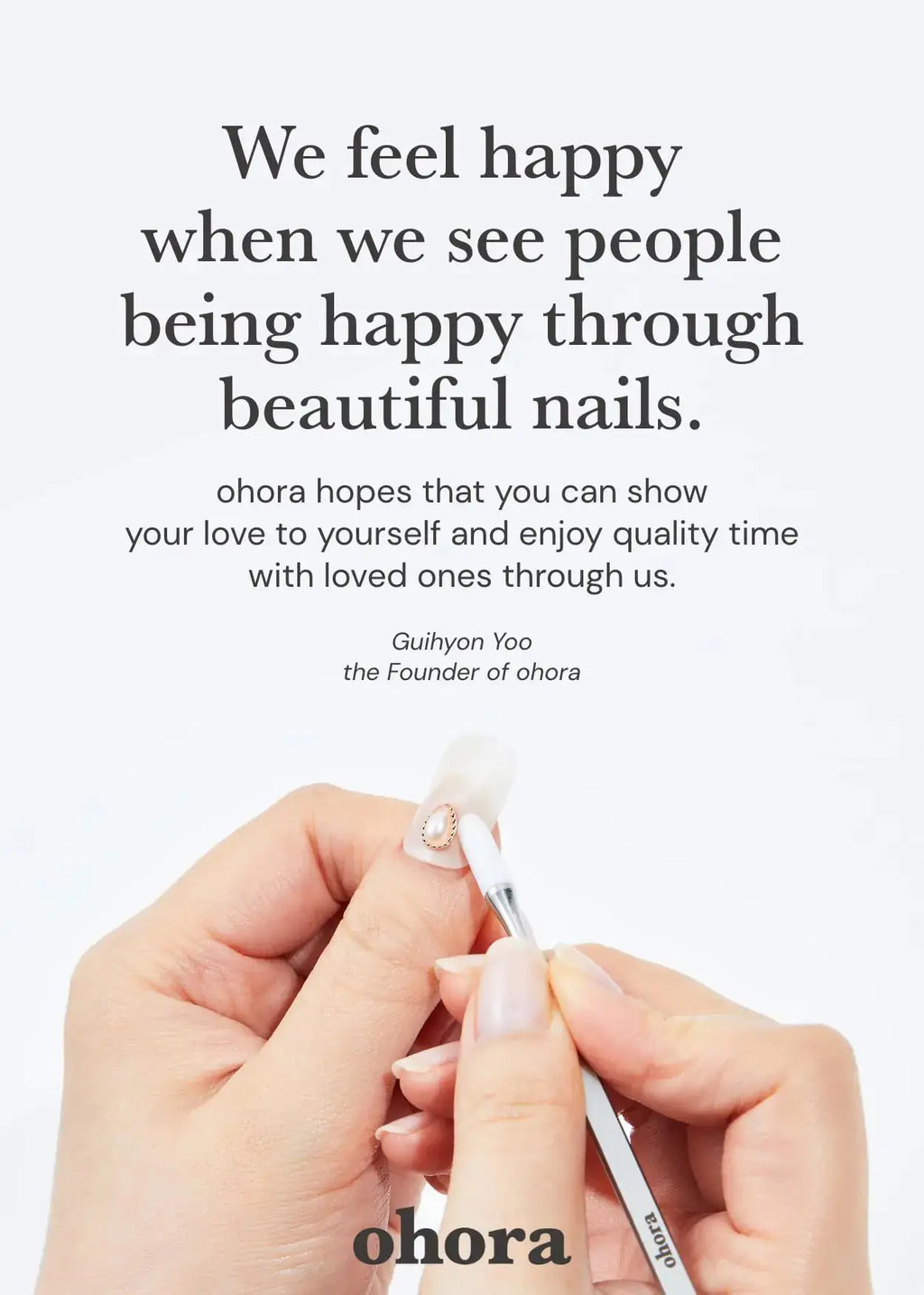 Ohora Semi Cured Gel Nail Strips - Works with Any Nail Lamps, Long Lasting, Easy to Apply & Remove