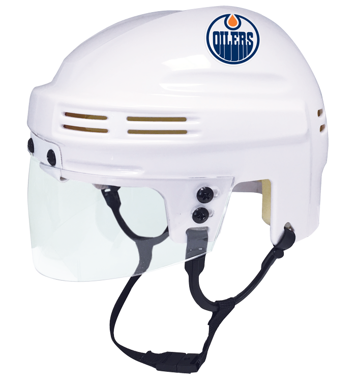 Edmonton Oilers - NHL Collectible Mini Helmet - Picture Inside - FANZ Collectibles