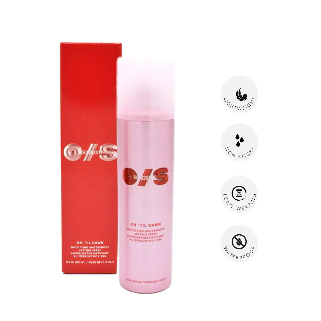 One Size by Patrick Starrr On 'Til Dawn Mattifying Waterproof Setting Spray