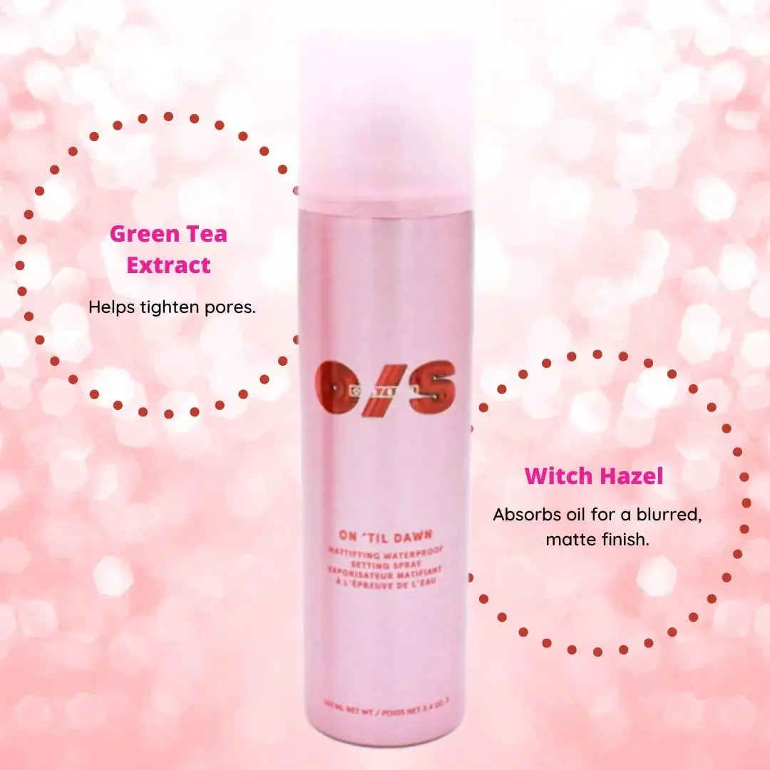 One Size by Patrick Starrr On 'Til Dawn Mattifying Waterproof Setting Spray