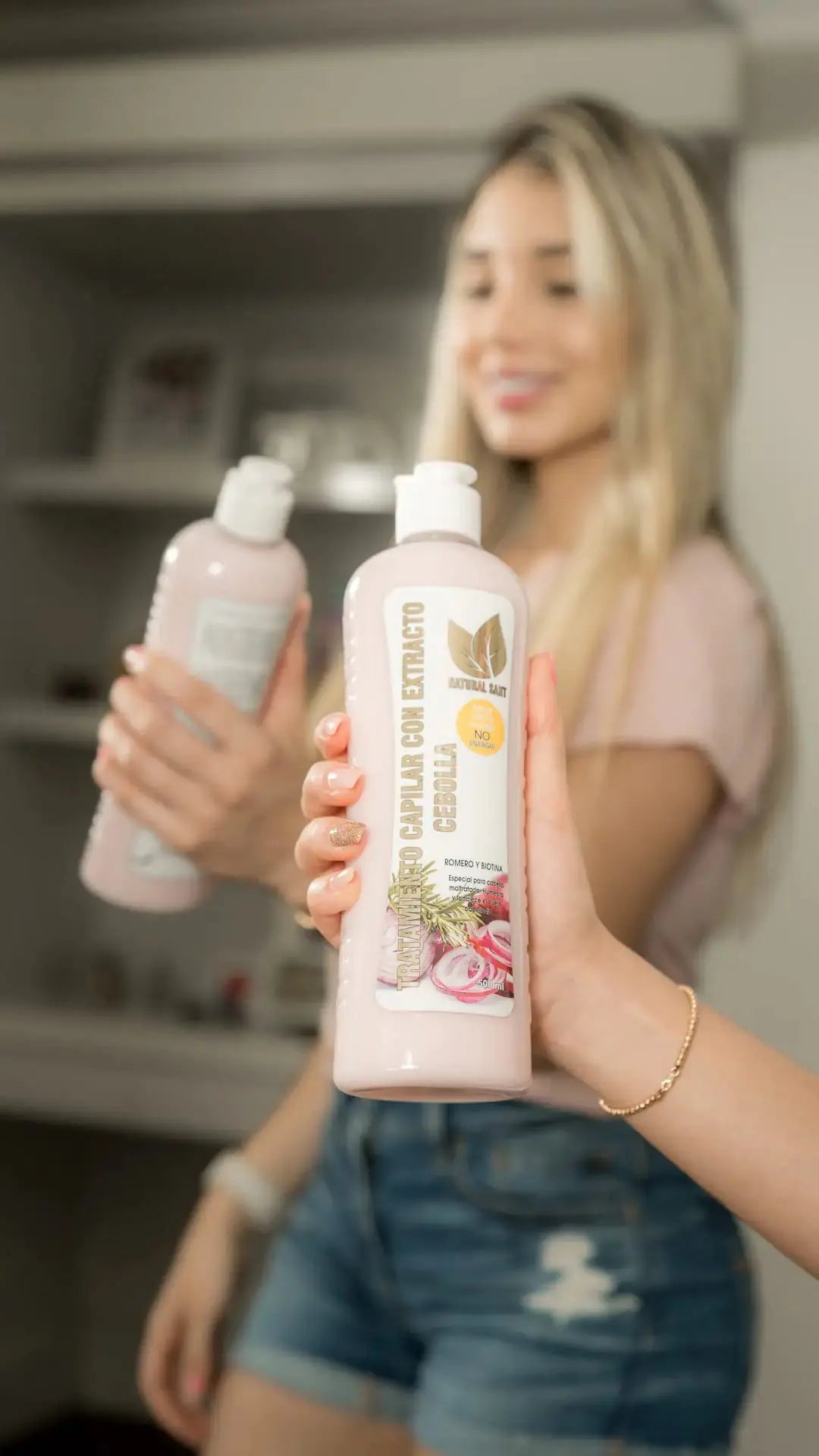Onion Biotin & Rosemary Shampoo & Treatment - Stronger, Thicker, and Longer Hair