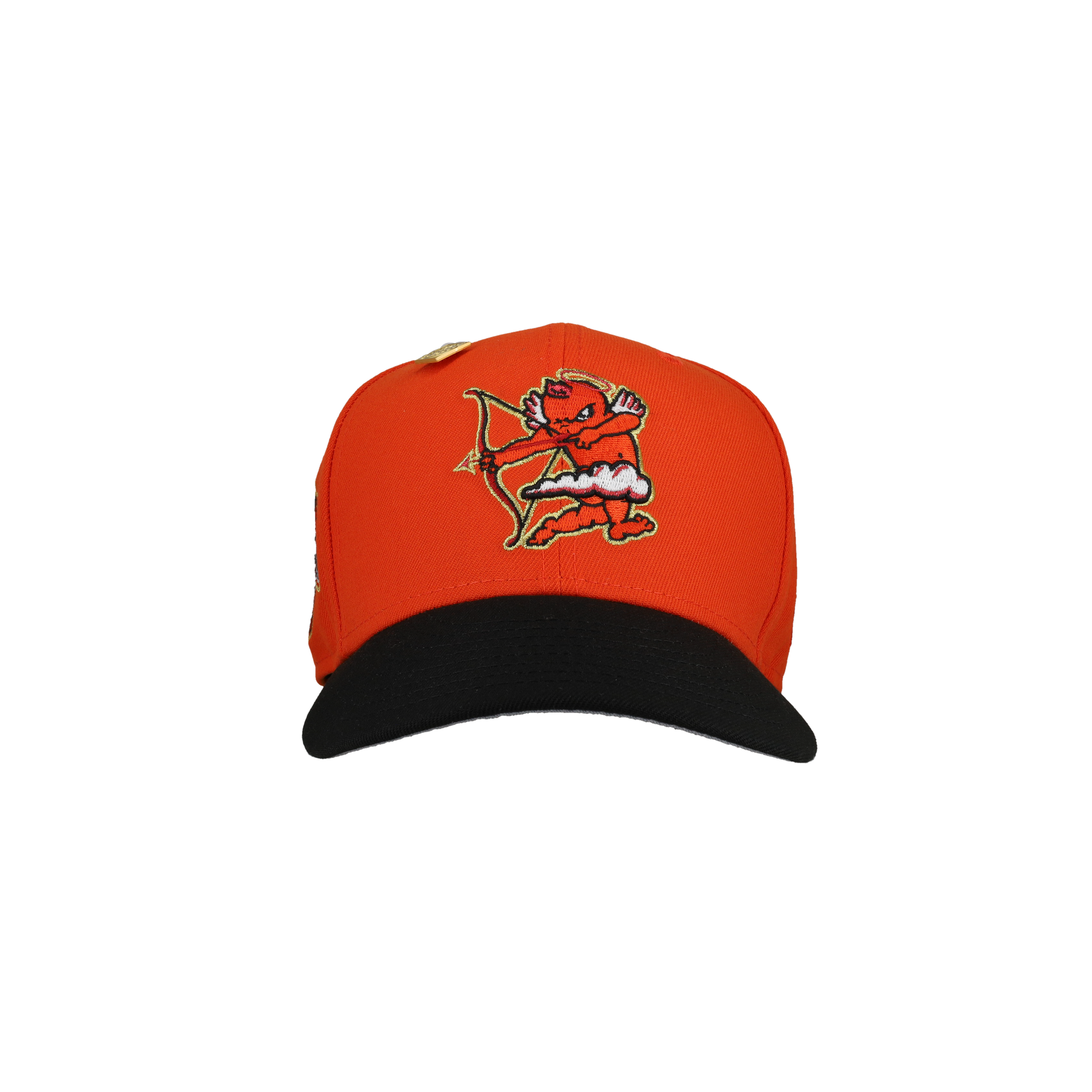 Inland Empire Cherubs California League Orange Metallic 59Fifty Fitted Hat