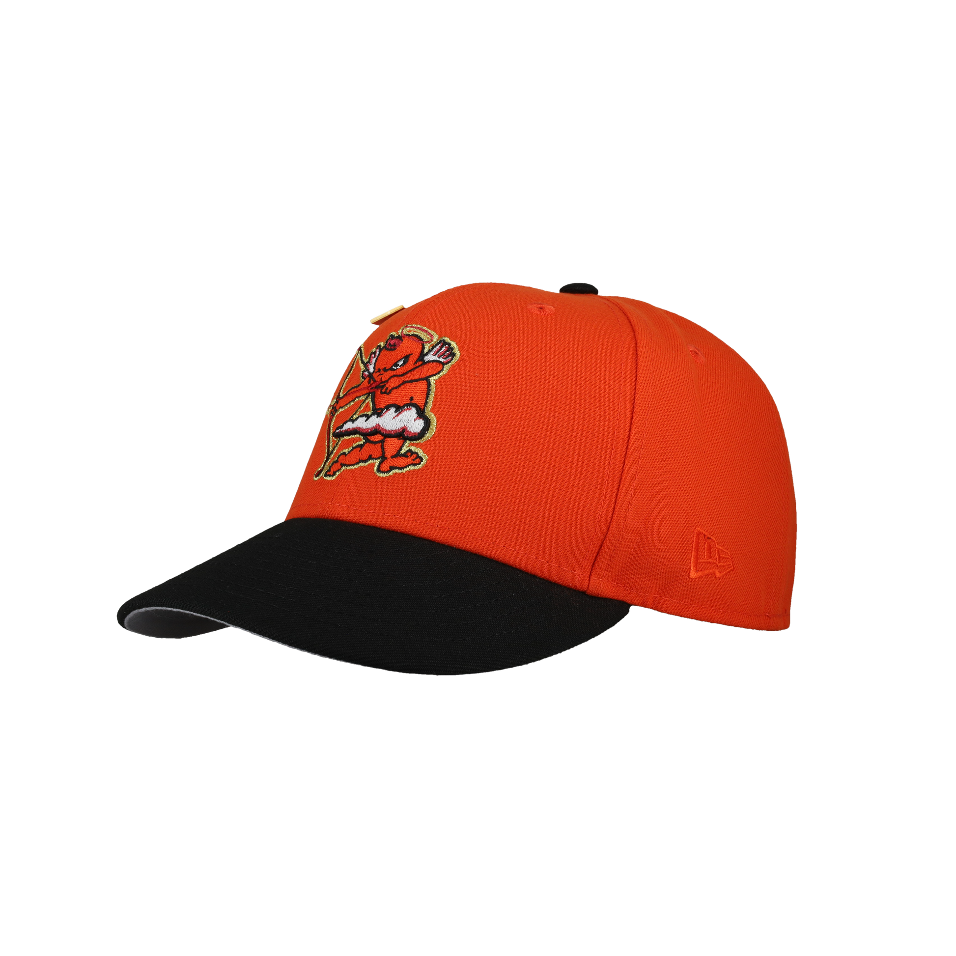 Inland Empire Cherubs California League Orange Metallic 59Fifty Fitted Hat