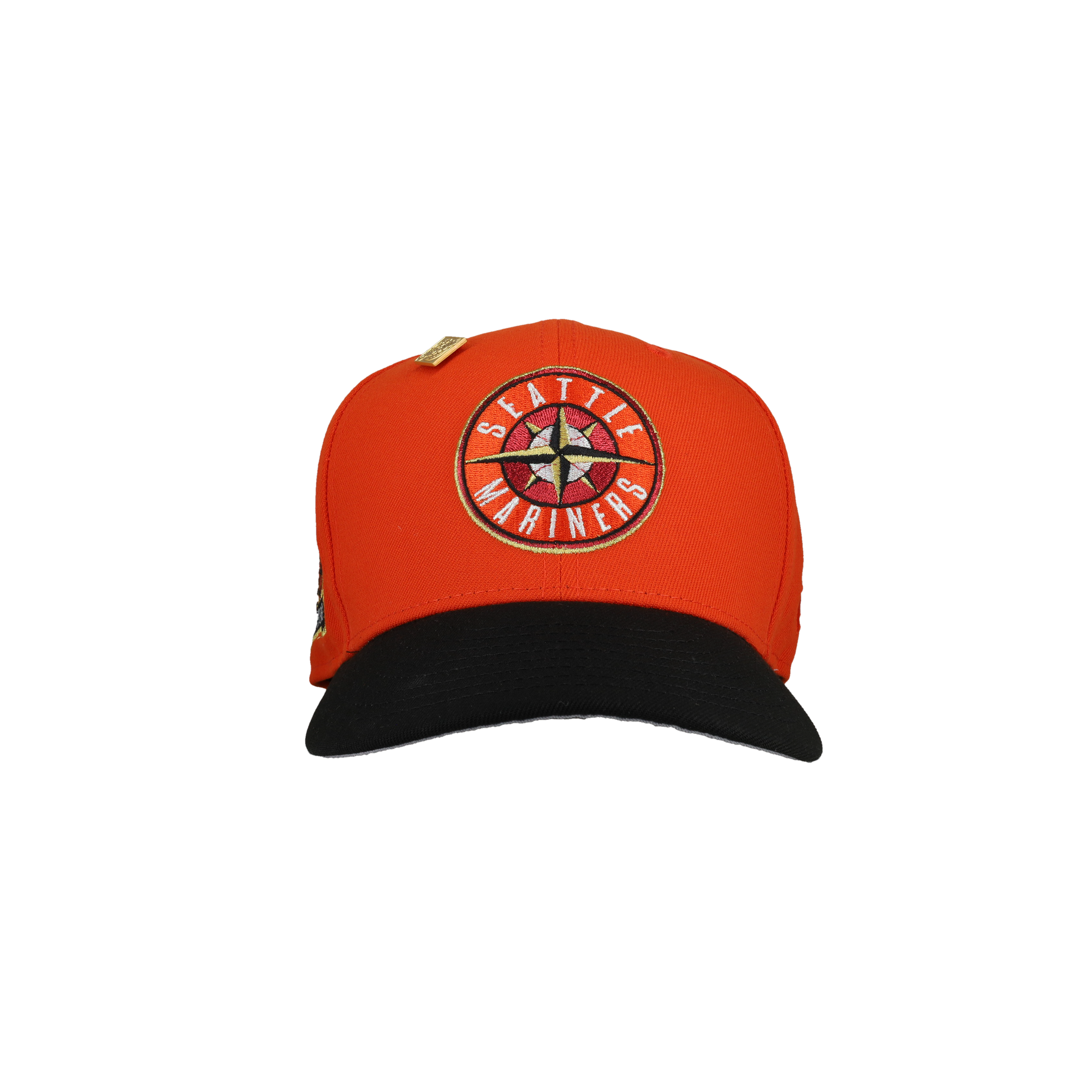 Seattle Mariners 20th Anniversary Orange Metallic 59Fifty Fitted Hat