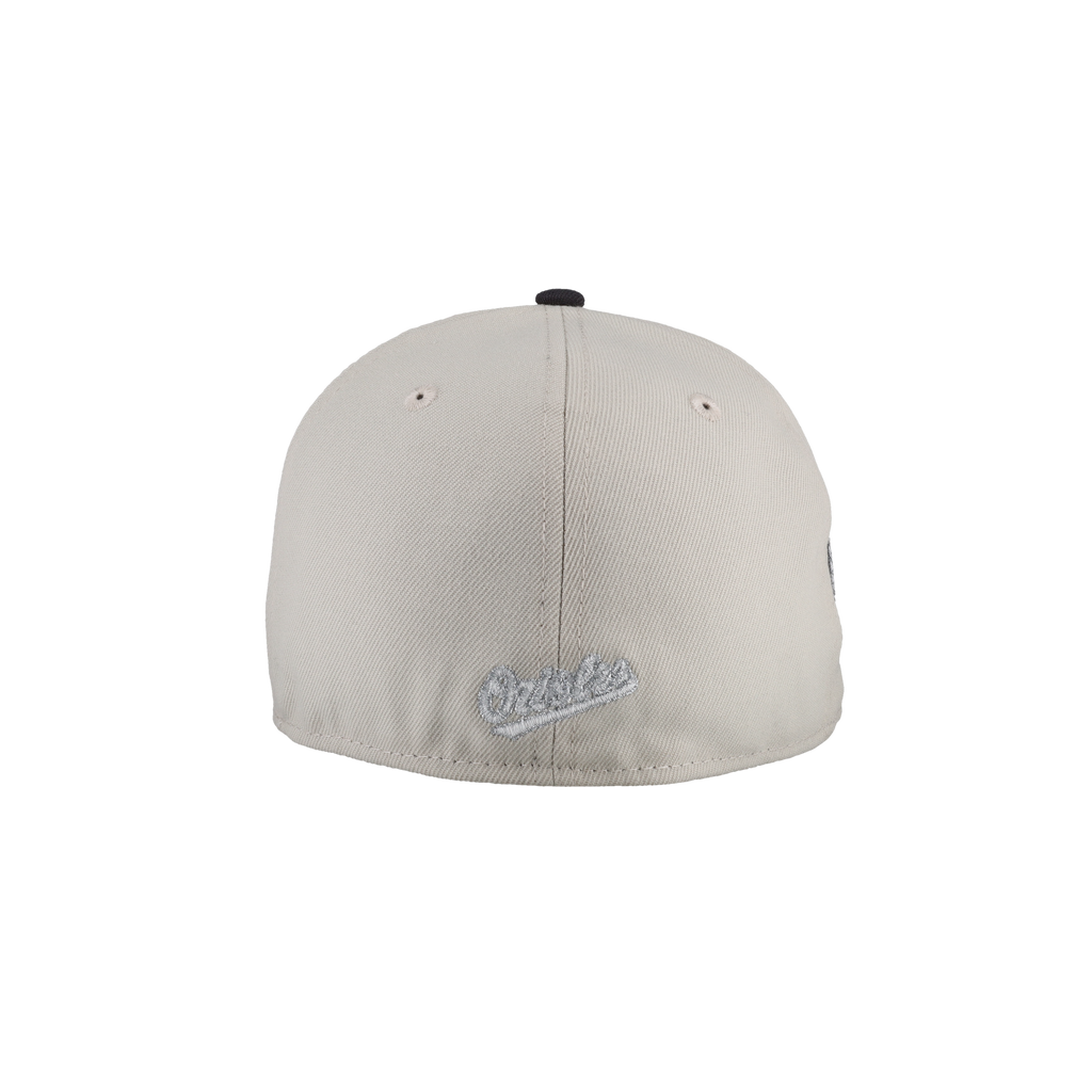 Baltimore Orioles 30th Anniversary Stone Metallic 59Fifty Fitted Hat