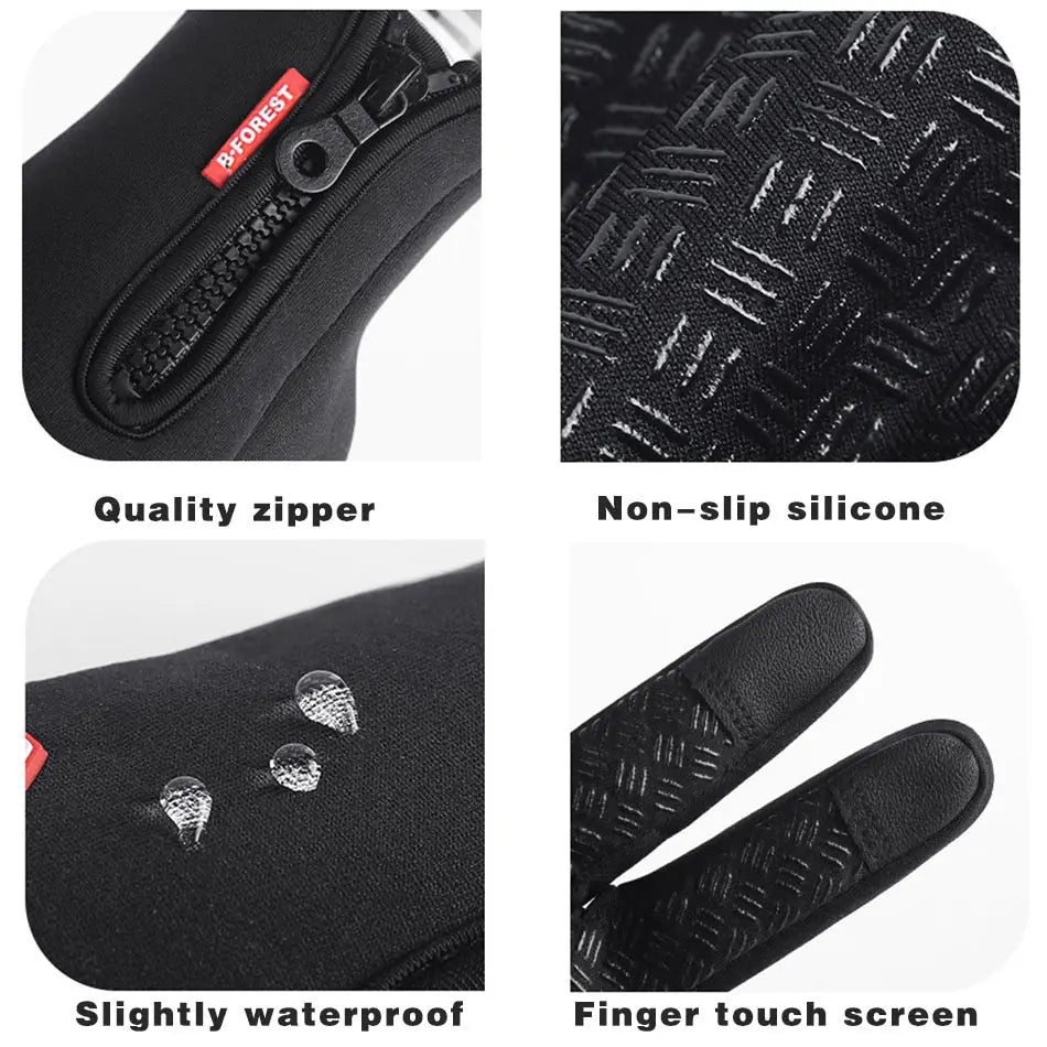Outdoor Sports Cycling Gloves - Fingertip Touch Screen