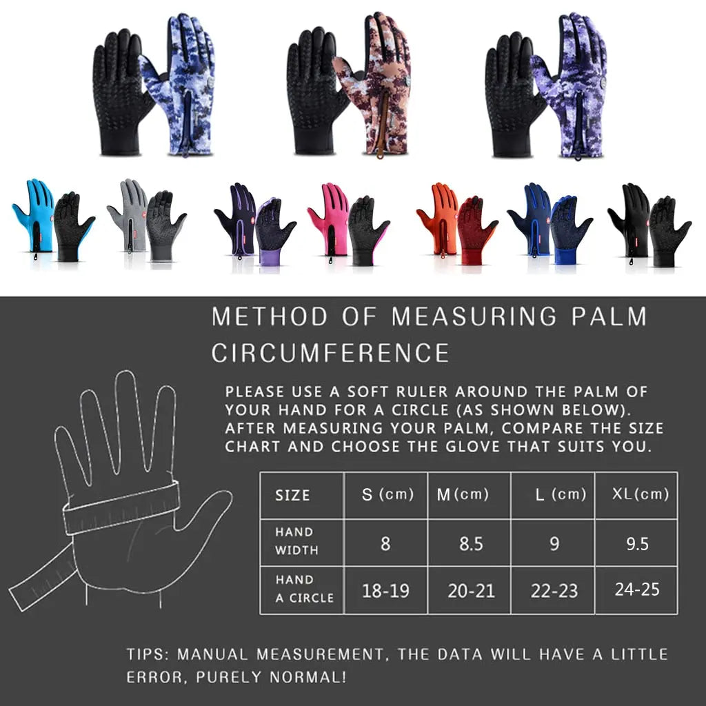 Outdoor Sports Cycling Gloves - Fingertip Touch Screen