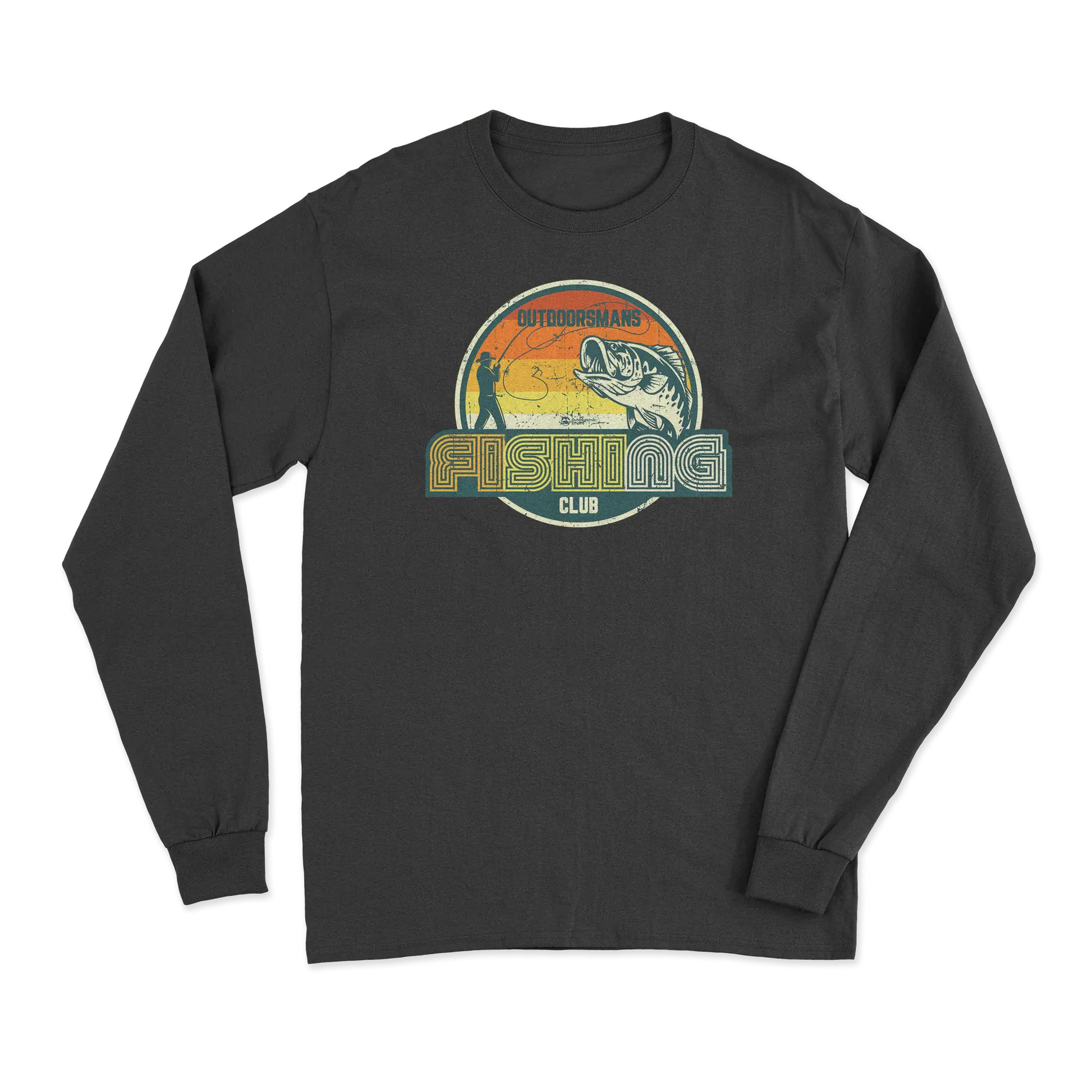Outdoorsman Fishing Club 80 Men Long Sleeve Shirt