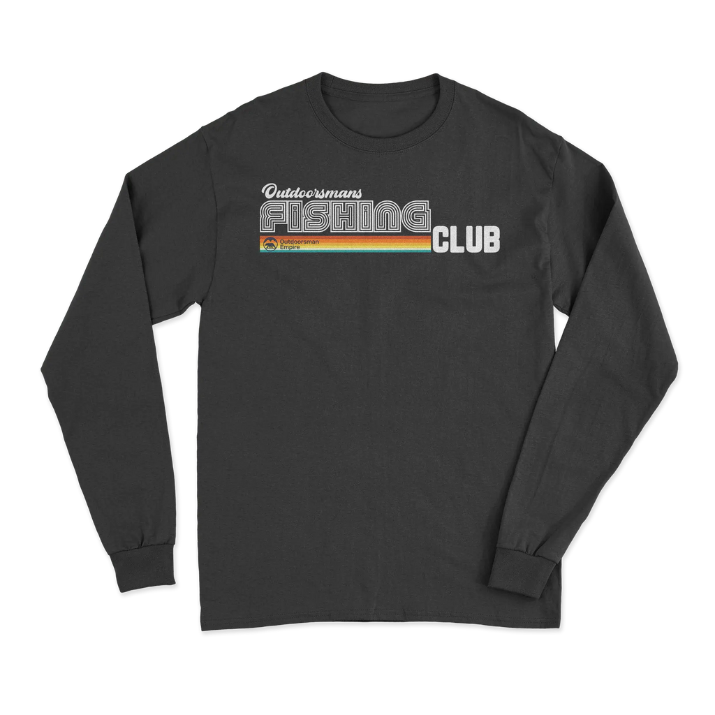 Outdoorsman Fishing Club Disco Men Long Sleeve Shirt