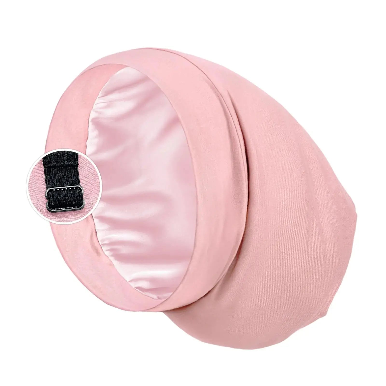 PARISBELLA Satin Lined Sleep Cap Bonnet - Made For Curly Hair & Braids