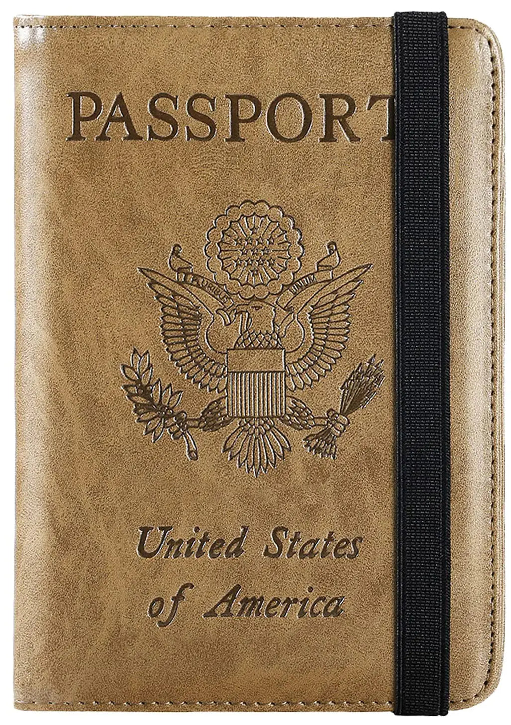 PASCACOO Passport Holder Cover Wallet - Travel Essentials RFID Blocking Leather Card Case