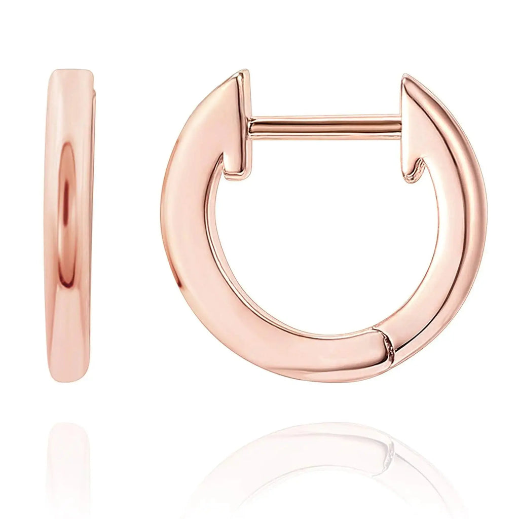 PAVOI 14K Gold Plated, Gold Vermeil, S925 Sterling Silver Cuff Earrings Huggie Stud - Small Hoop Earrings