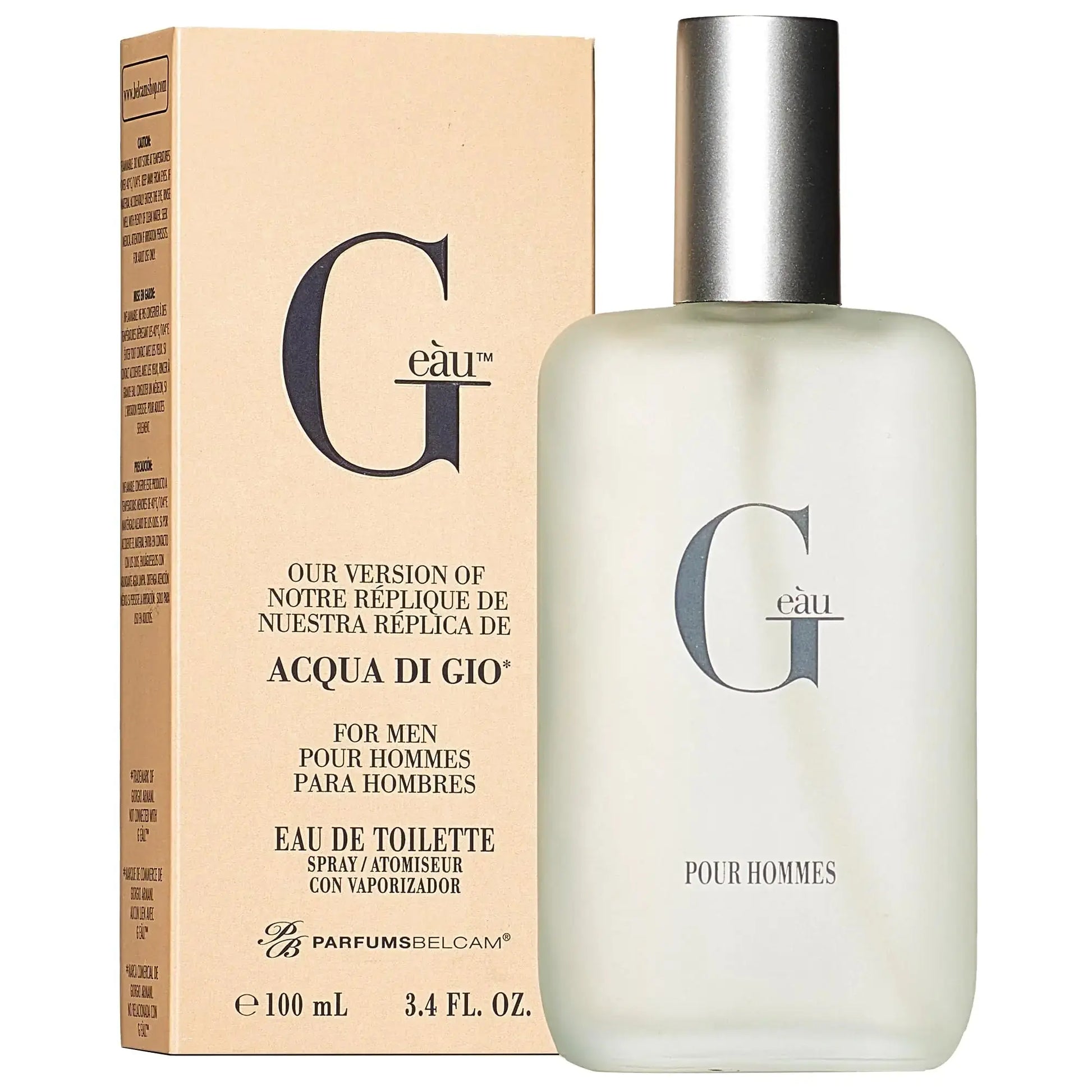 PB ParfumsBelcam G Eau de Toilette Spray - Long Lasting Fragrance