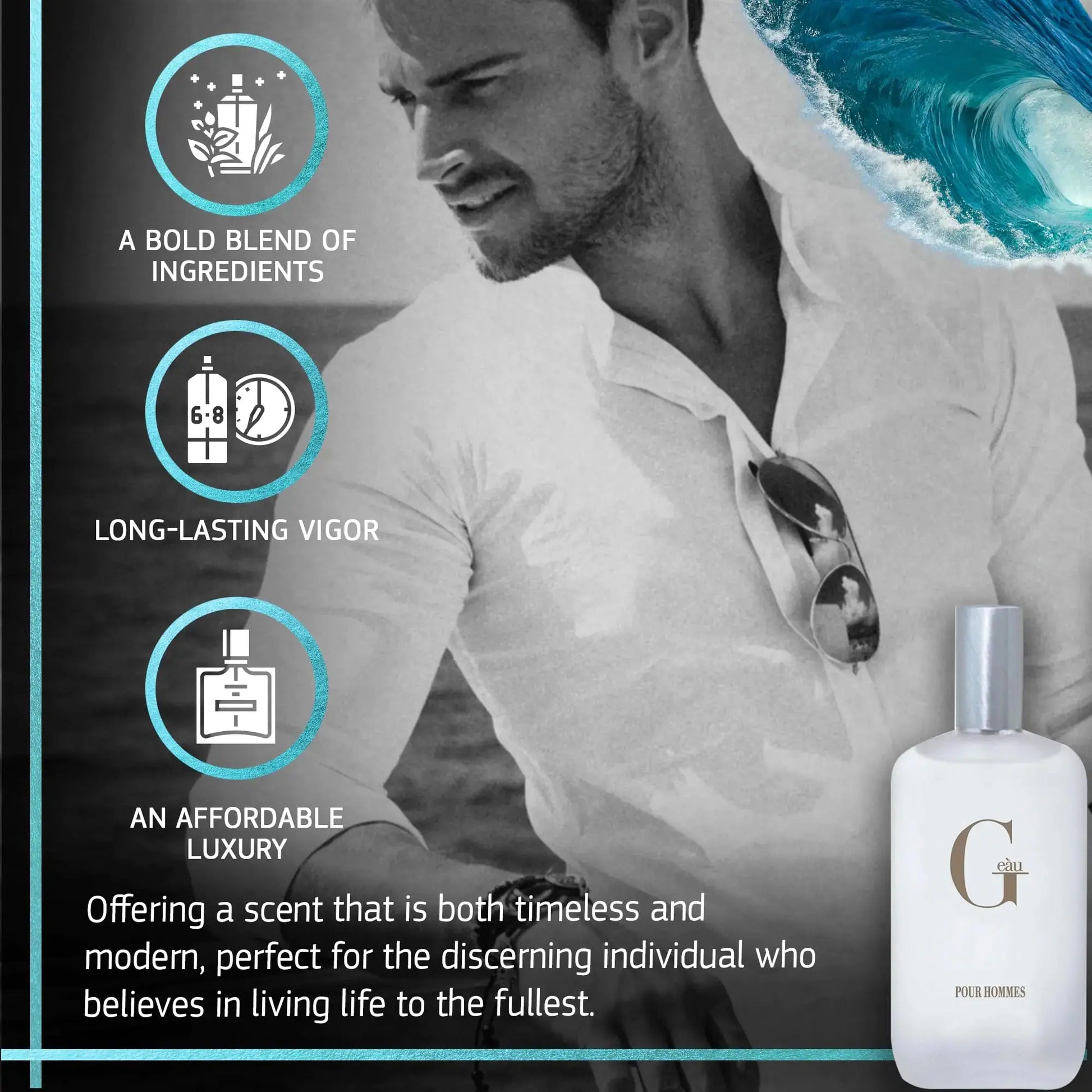 PB ParfumsBelcam G Eau de Toilette Spray - Long Lasting Fragrance