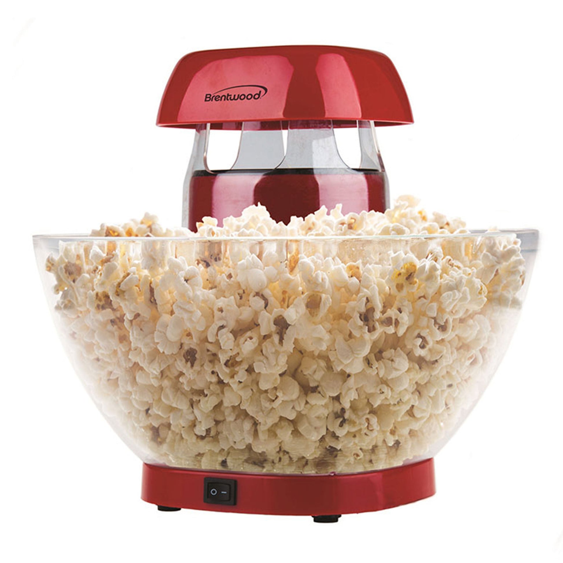 Brentwood Jumbo 24-Cup Hot Air Popcorn Maker in Red