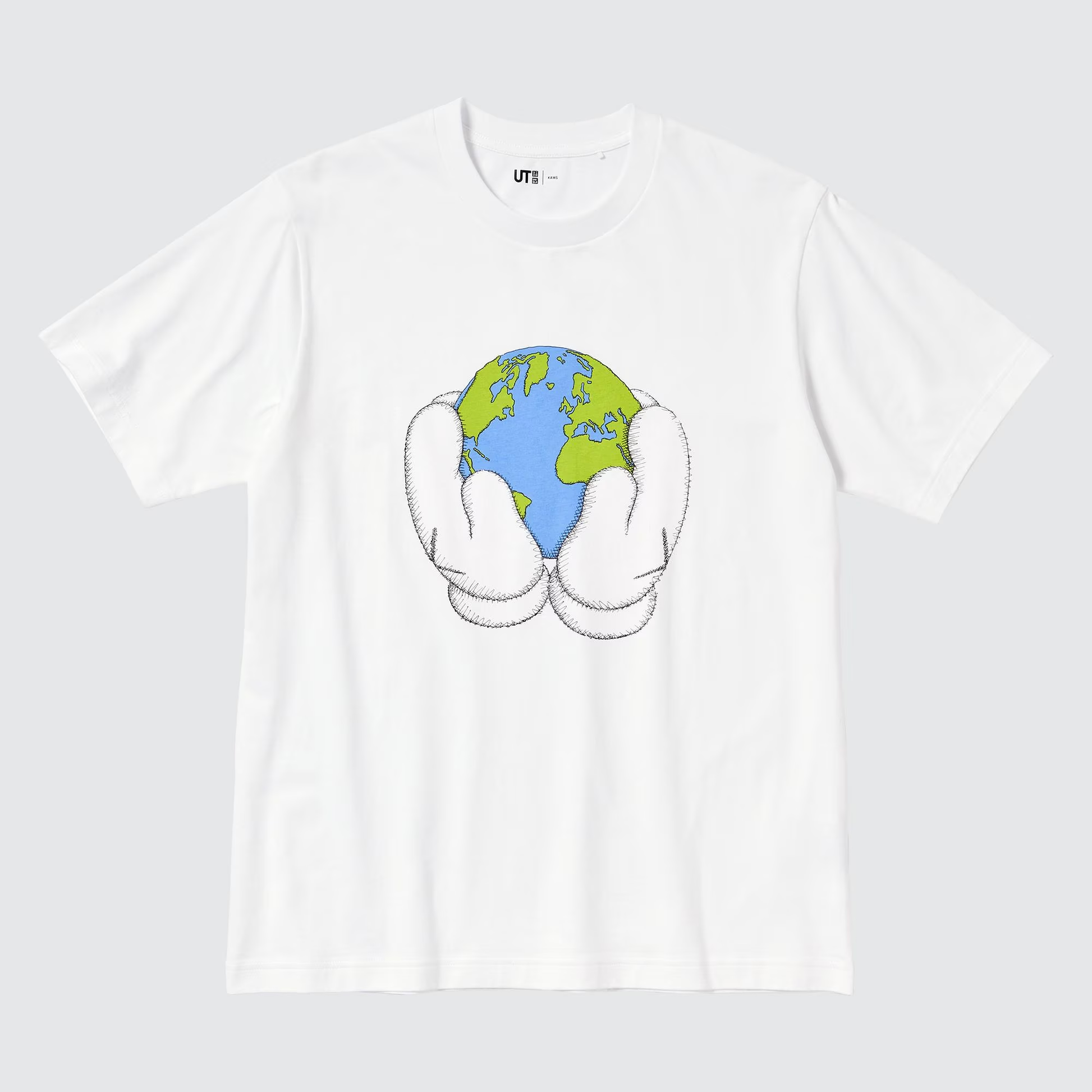 PEACE FOR ALL Short-Sleeve Graphic T-Shirt (Kaws)