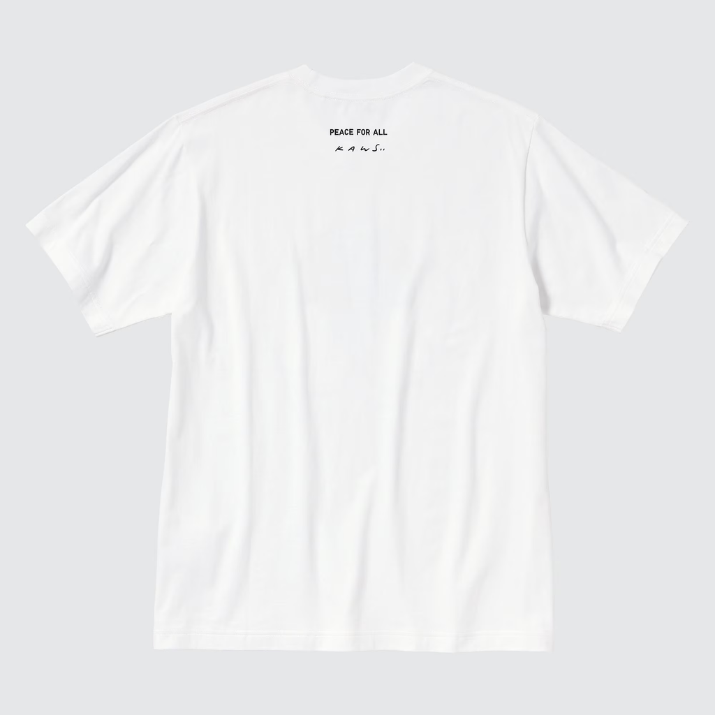 PEACE FOR ALL Short-Sleeve Graphic T-Shirt (Kaws)