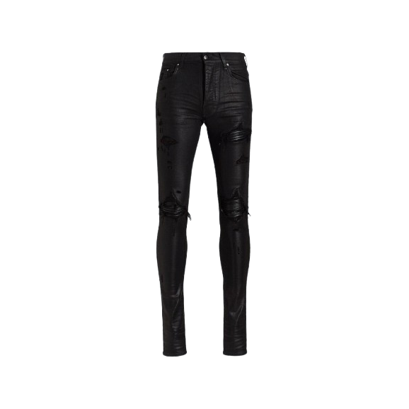 Amiri Coated Mx1 Jean Black