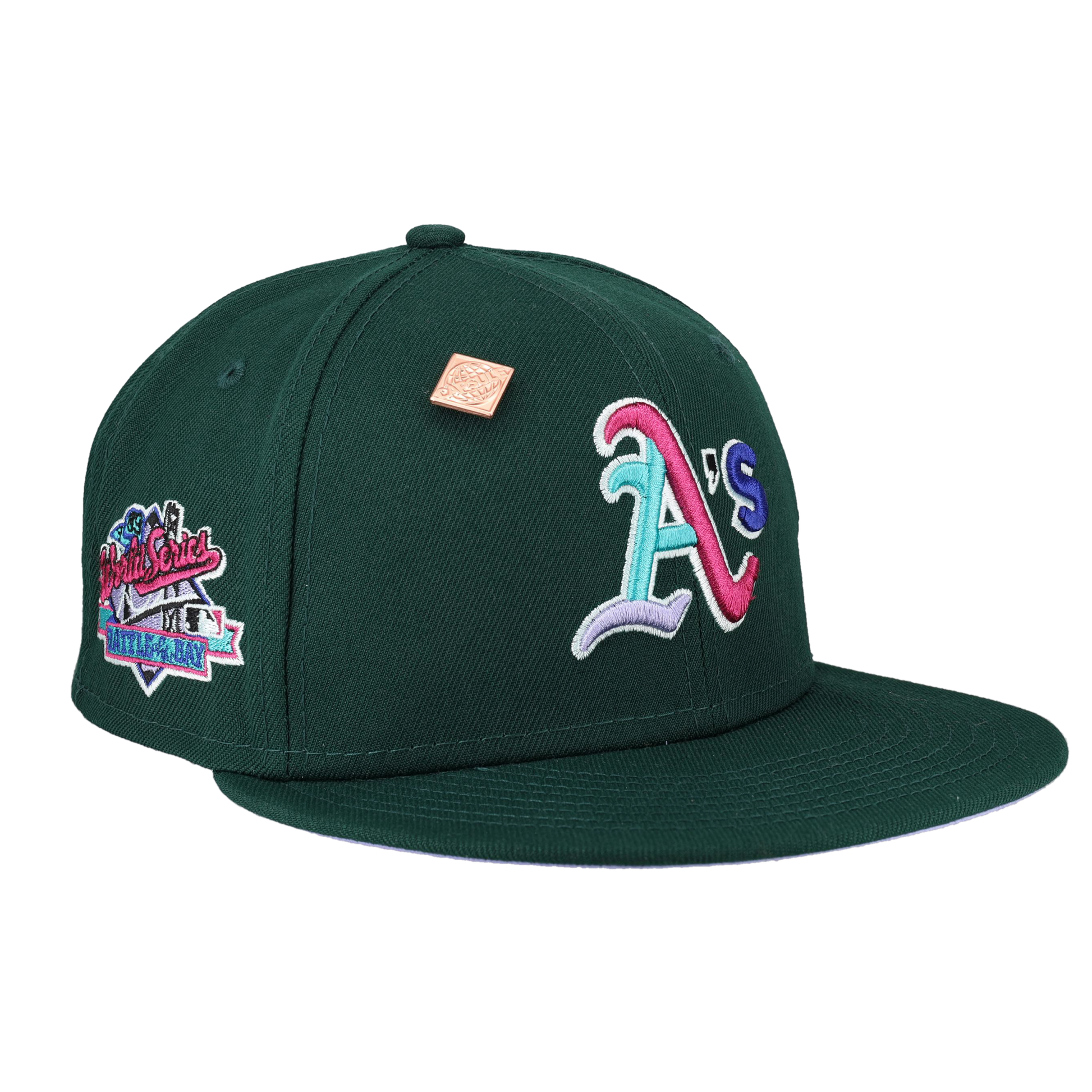 Oakland Athletics 1989 World Series Polar Lights New Era 59Fifty Fitted Hat