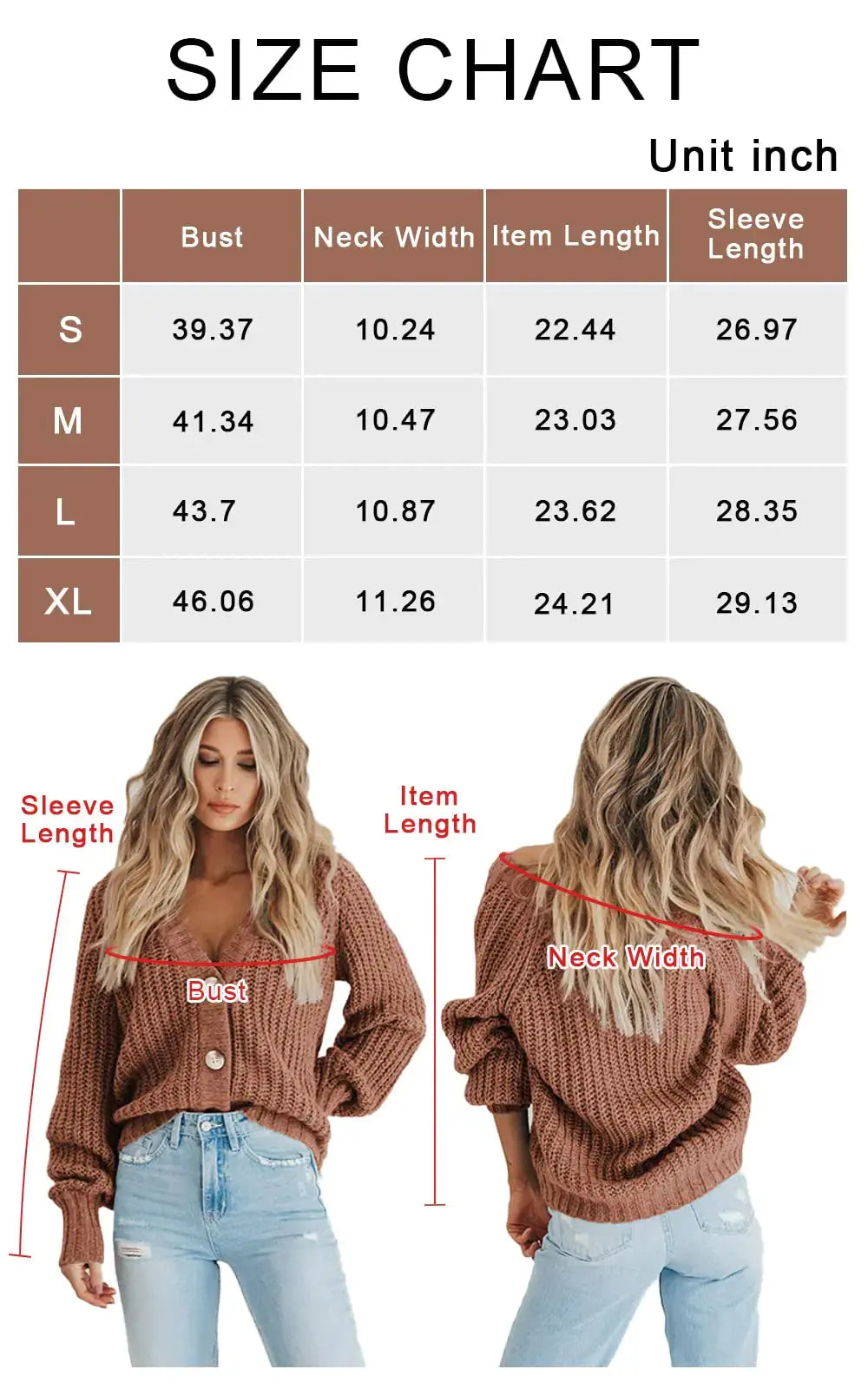 PRETTYGARDEN Women's Chunky Knit Open Front Sweater - Long Sleeve Button Loose Short Cardigan - Medium Orchid Mist