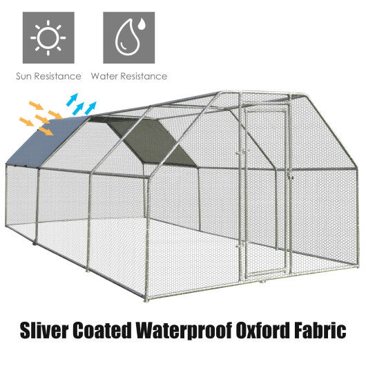 9.5 x 19 Feet Large Walk In Chicken Coop