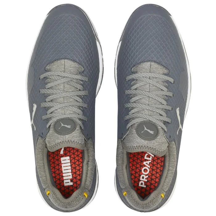 PUMA PROADAPT ALPHACAT Golf Shoes - Quiet Shade/Puma Silver/Yellow Sizzle