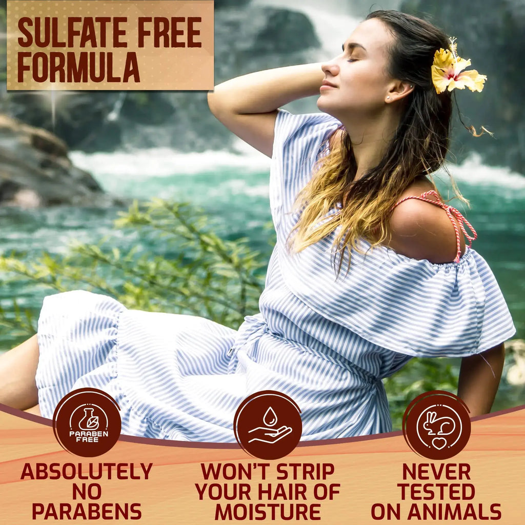 PUREnature Argan Oil Shampoo and Conditioner Set - Sulfate Free Moroccan Care with Keratin