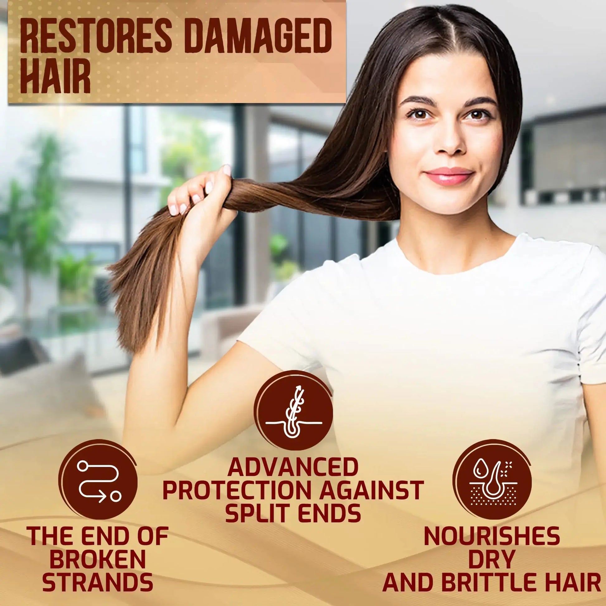 PUREnature Argan Oil Shampoo and Conditioner Set - Sulfate Free Moroccan Care with Keratin