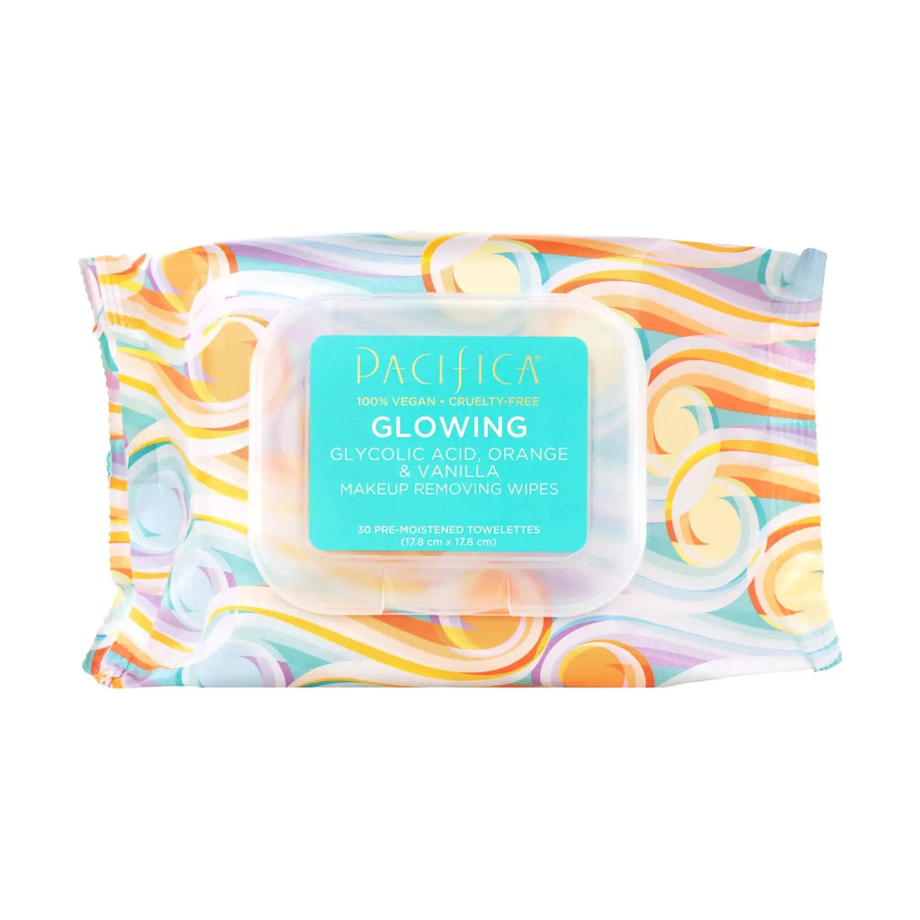Pacifica Beauty Glowing Makeup Remover Wipes – Gentle, Vegan, & Cruelty-Free