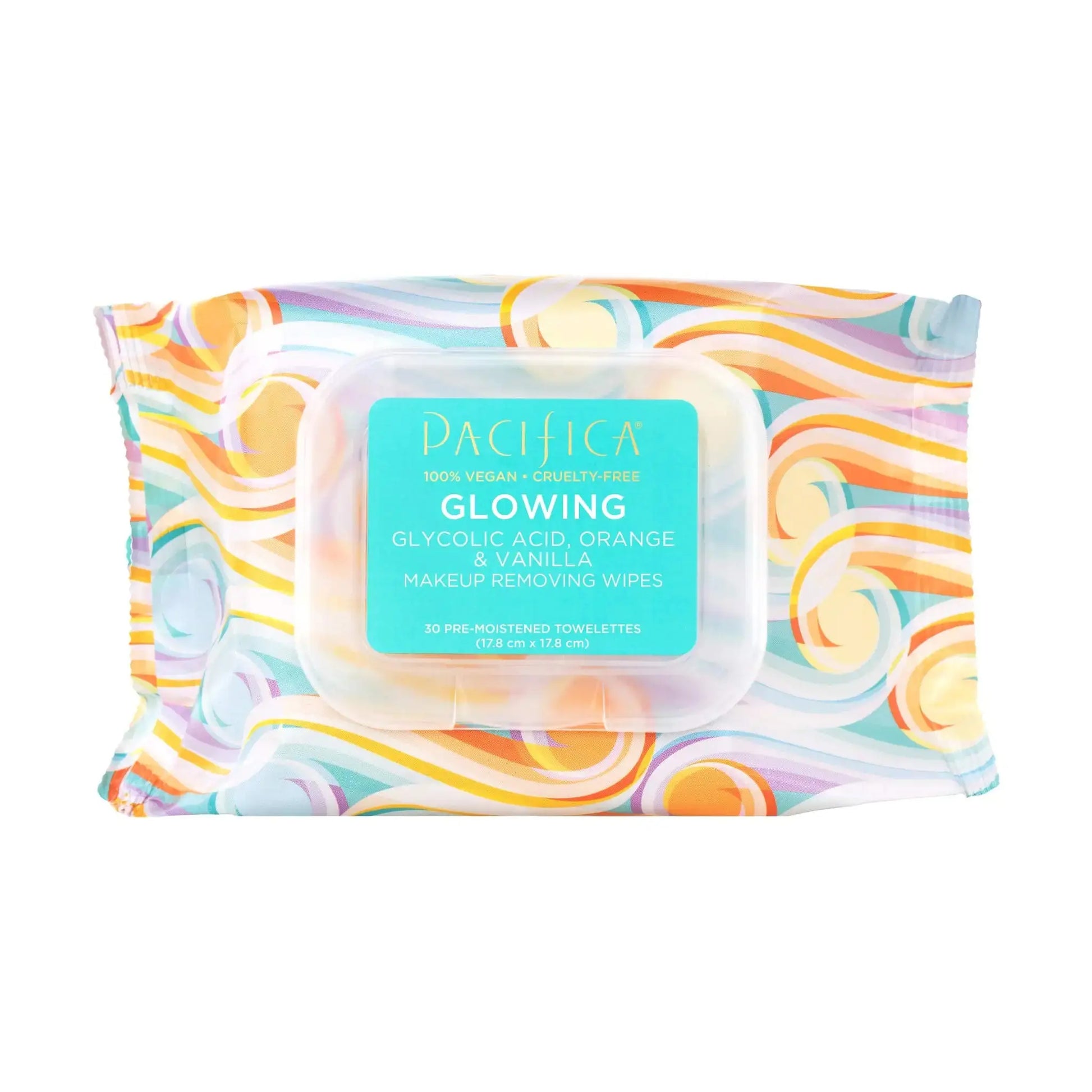 Pacifica Beauty Glowing Makeup Remover Wipes – Gentle, Vegan, & Cruelty-Free